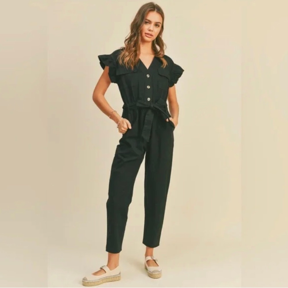 Black jumpsuit